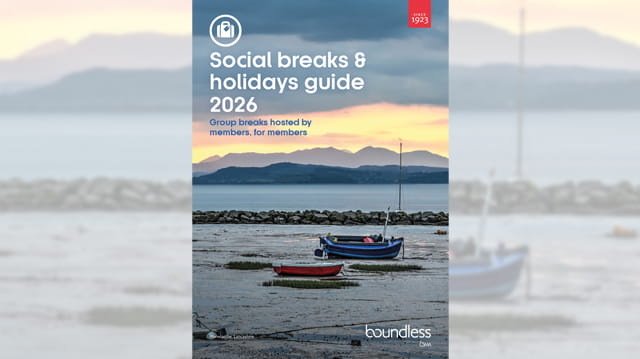 An image of the boundless social breaks & Holiday guid front cover